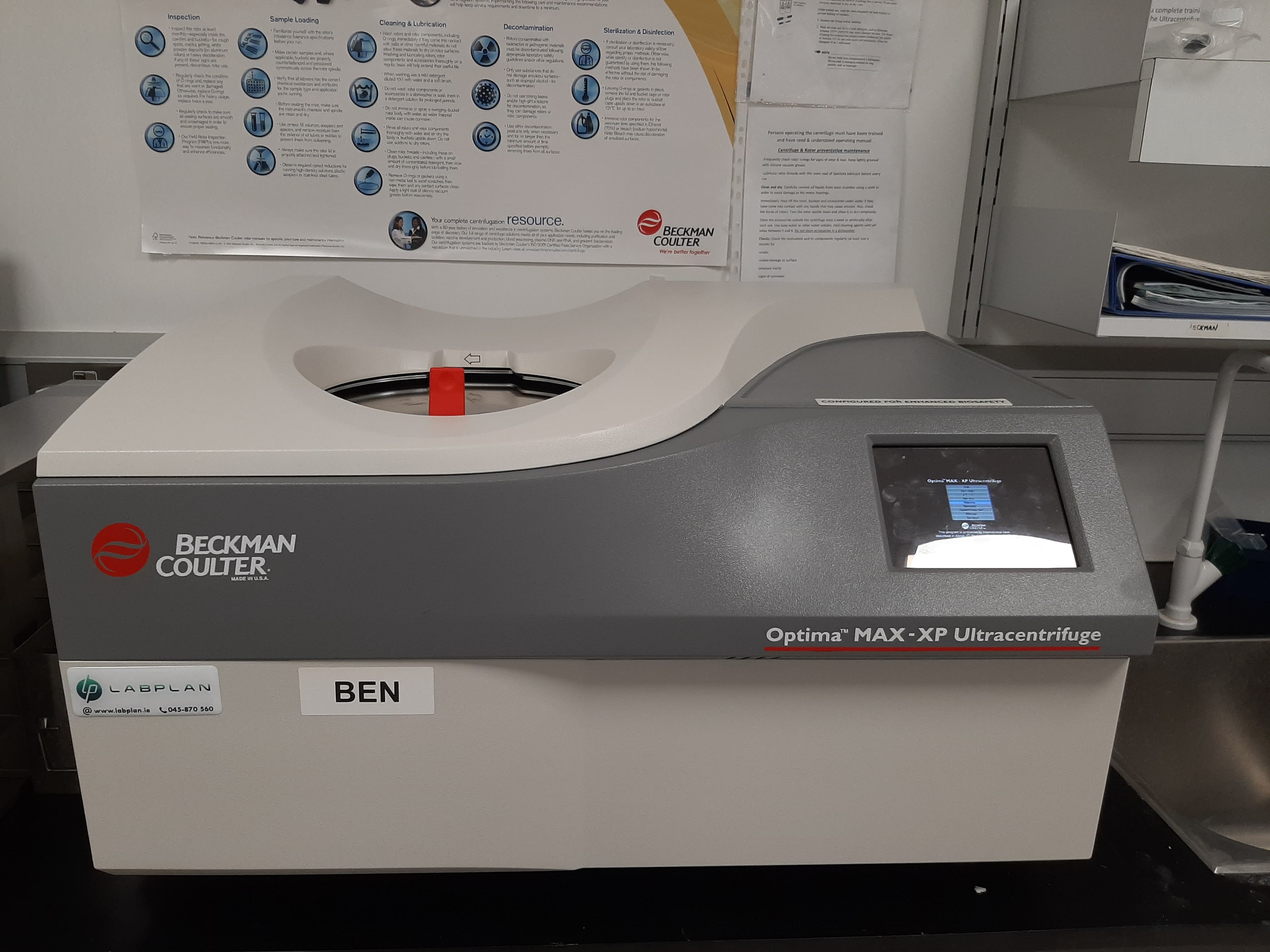 Benchtop Ultracentrifuge [Ben]